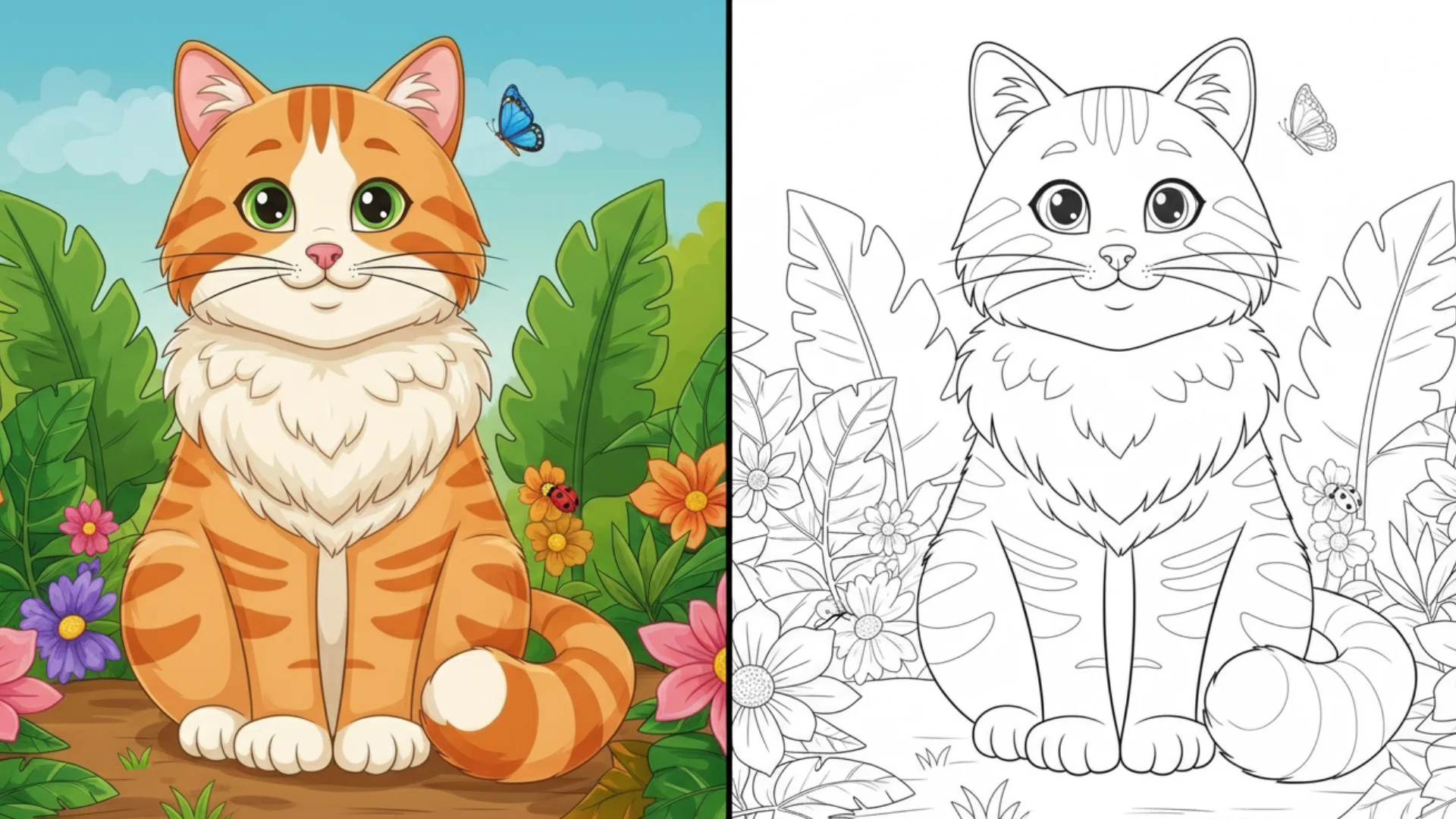 cat coloring pages