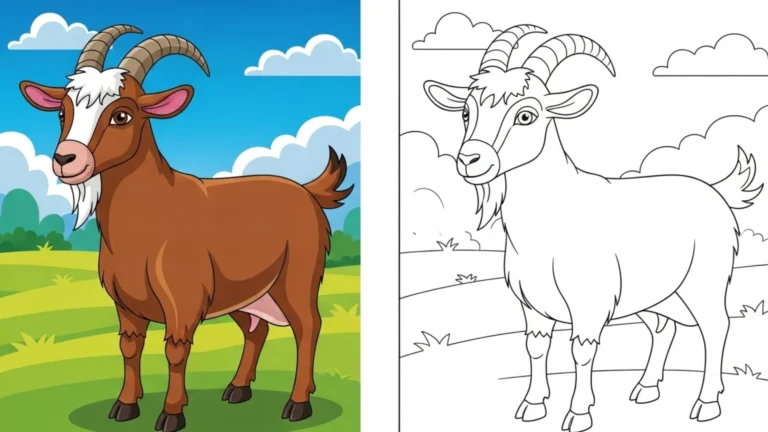 goat coloring pages