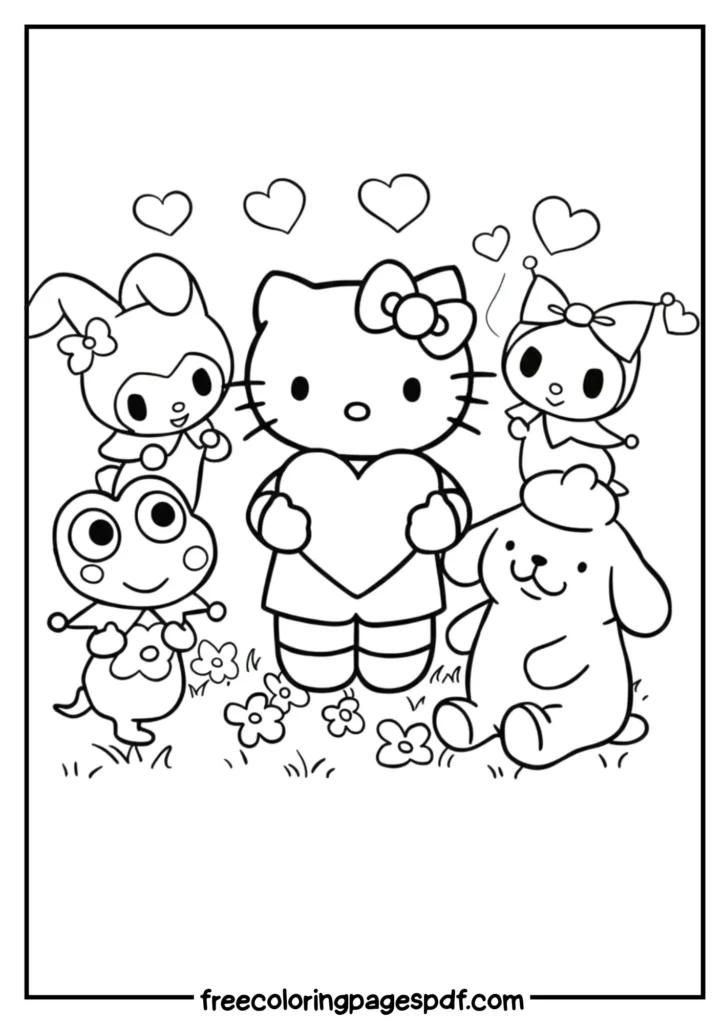 hello kitty and friends
