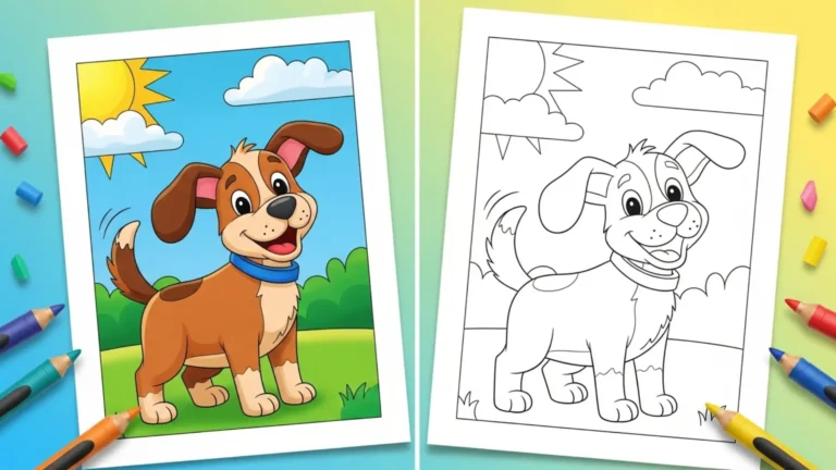dog coloring pages