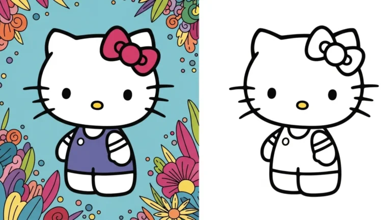 Hello Kitty Coloring Pages (25 Free Printable PDF) 32 hello kitty coloring pages