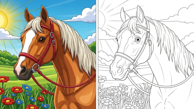 horse coloring pages