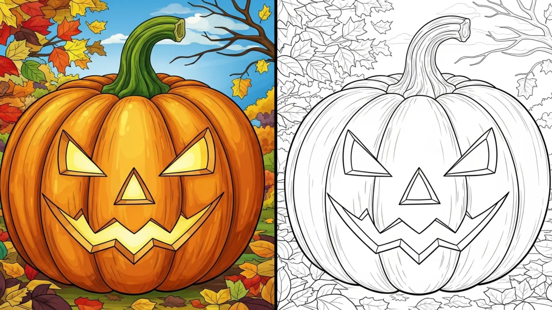 pumpkin coloring pages