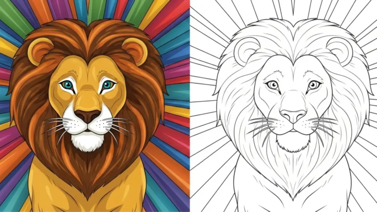 lion coloring pages