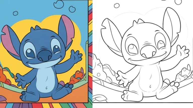 stitch coloring pages