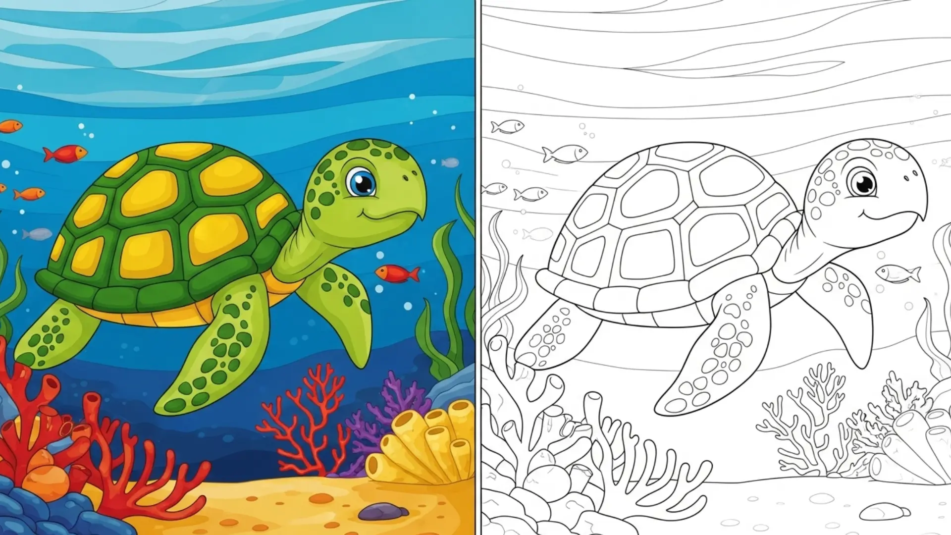 turtle coloring pages