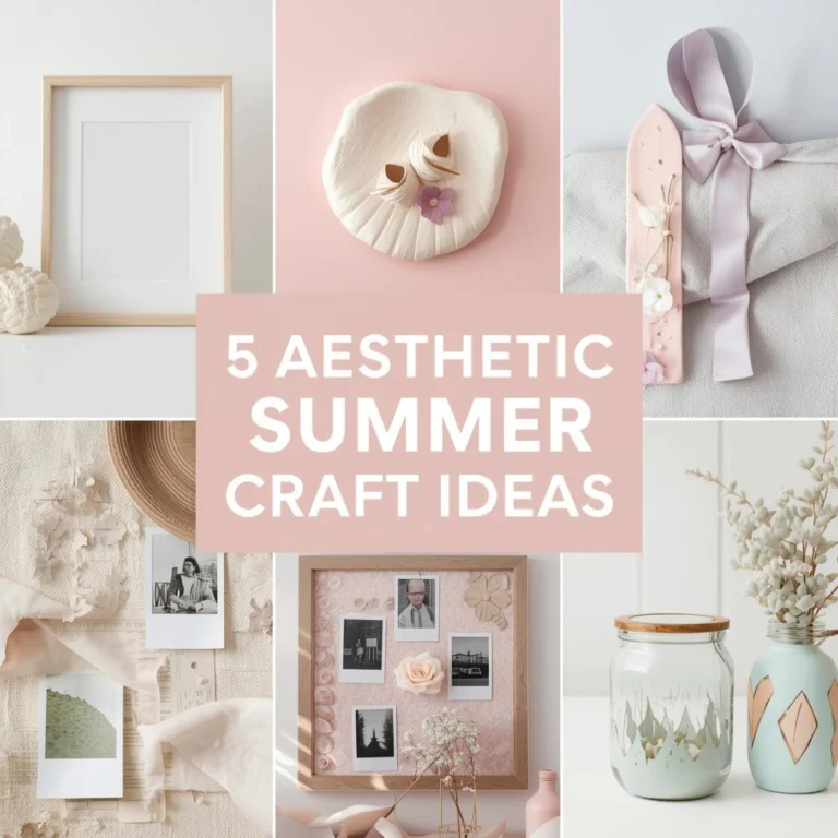 5 Aesthetic Summer Craft Ideas