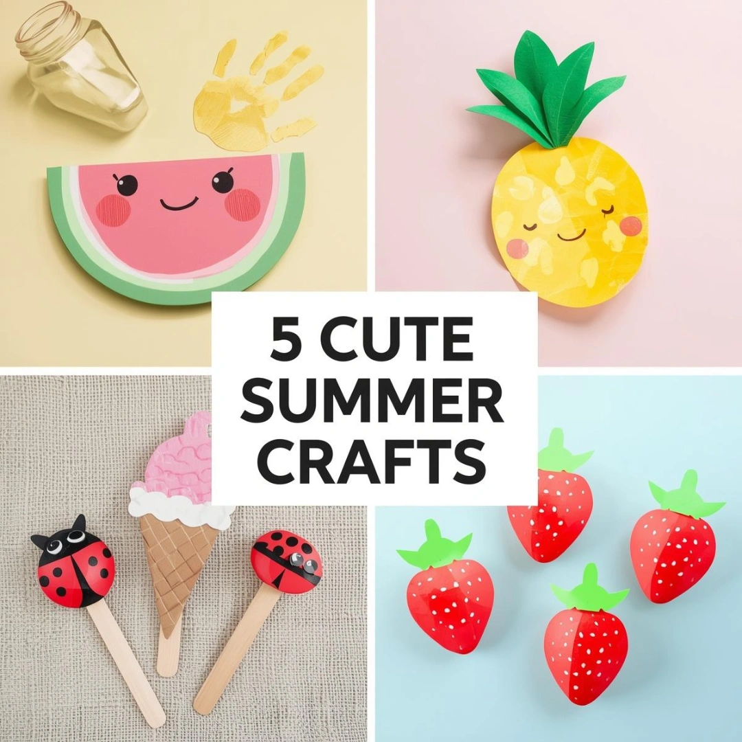 5 Cute Summer Crafts