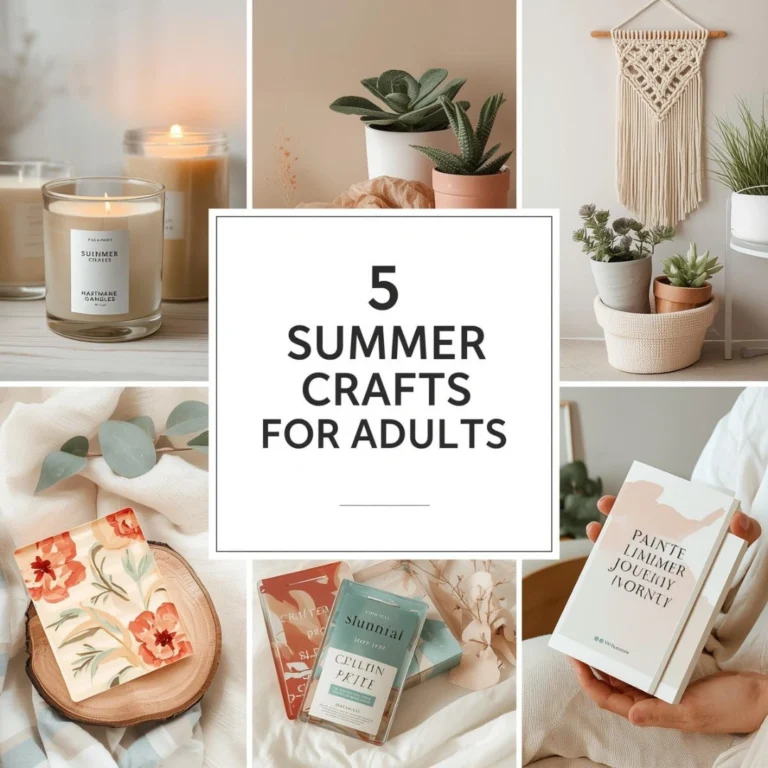 5 Summer Crafts for Adults