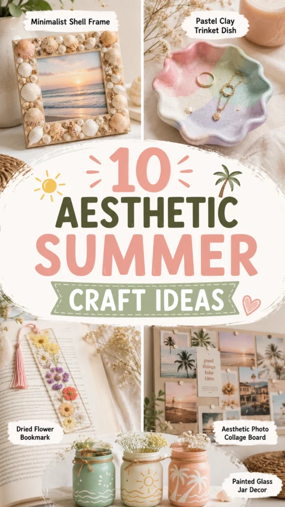 Aesthetic Summer Craft Ideas