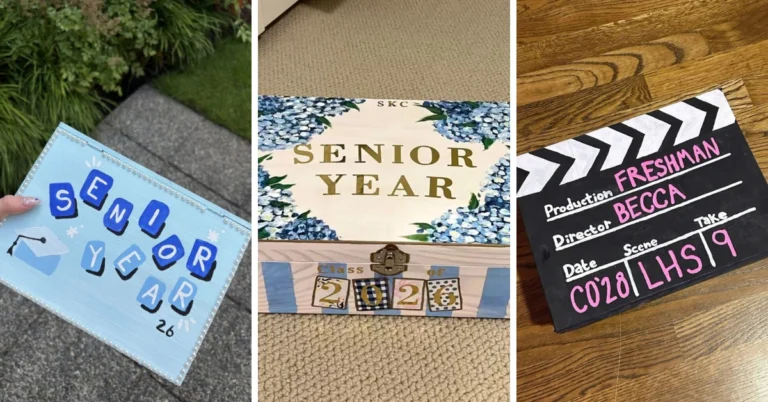 CUTE SENIOR BOX IDEAS