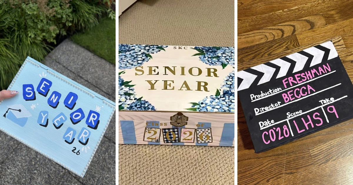 CUTE SENIOR BOX IDEAS