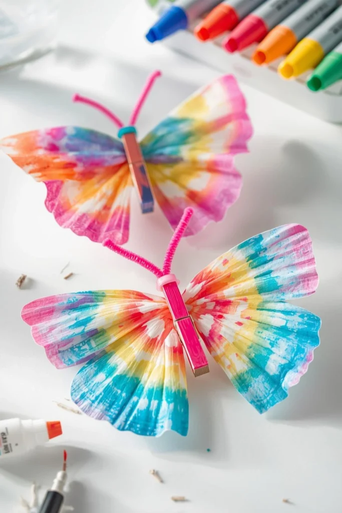 Coffee Filter Butterflies