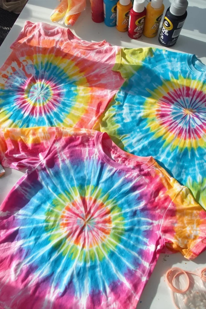 DIY Tie Dye T Shirts