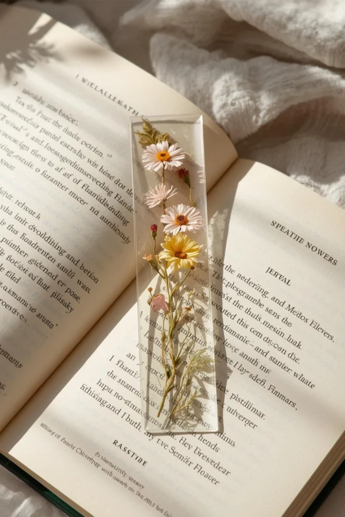 Dried Flower Bookmark