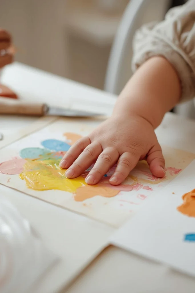 Edible Finger Painting