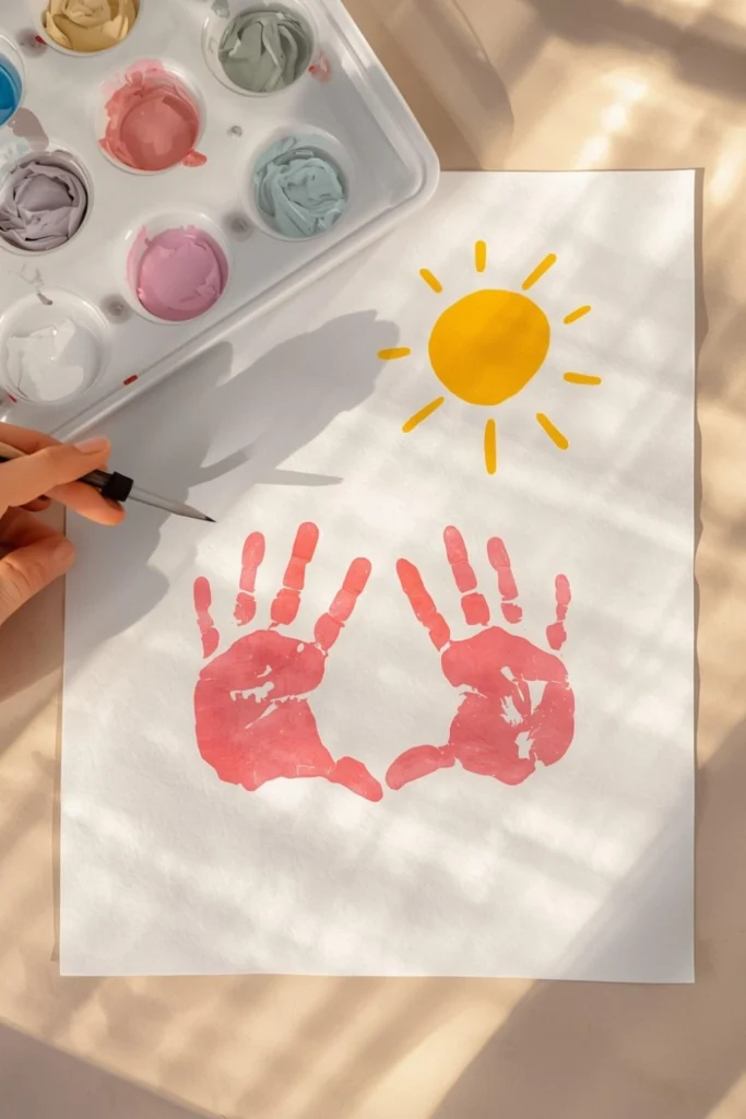 Handprint Keepsake Art