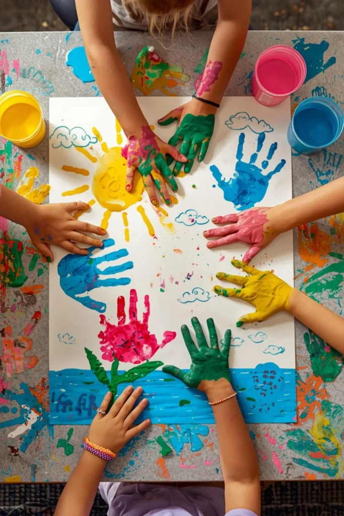 Handprint Summer Poster
