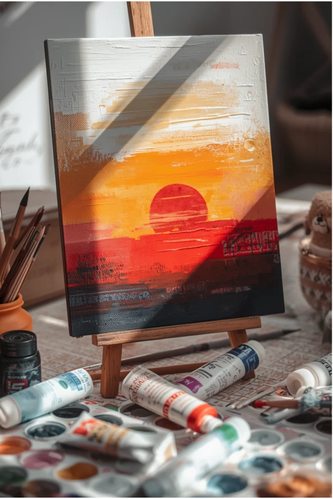 Painted Canvas Art