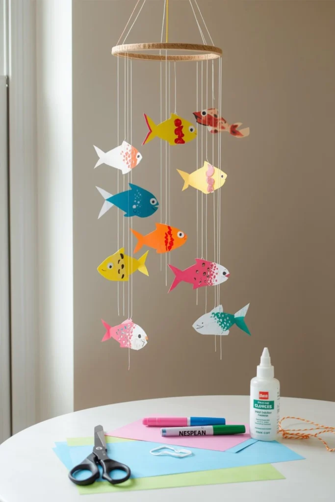 Paper Fish Mobile