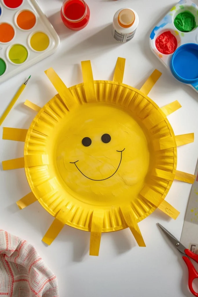 Paper Plate Sun Craft