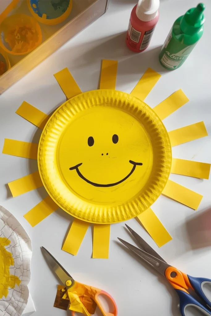 Paper Plate Sun Craft1