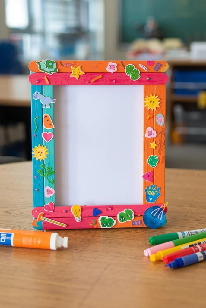 Popsicle Stick Picture Frame