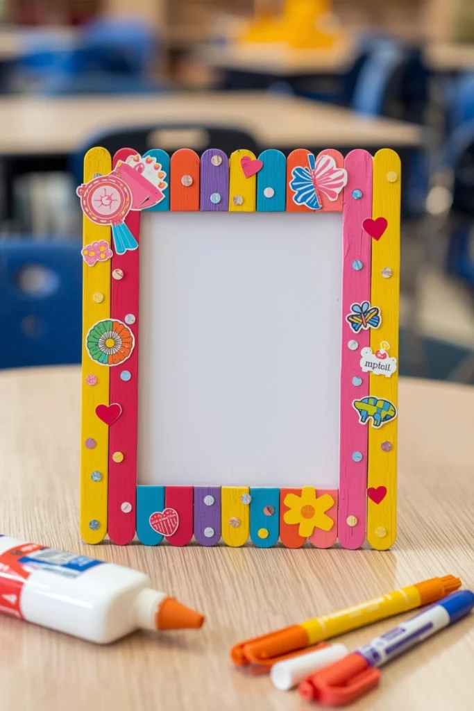 Popsicle Stick Picture Frame1