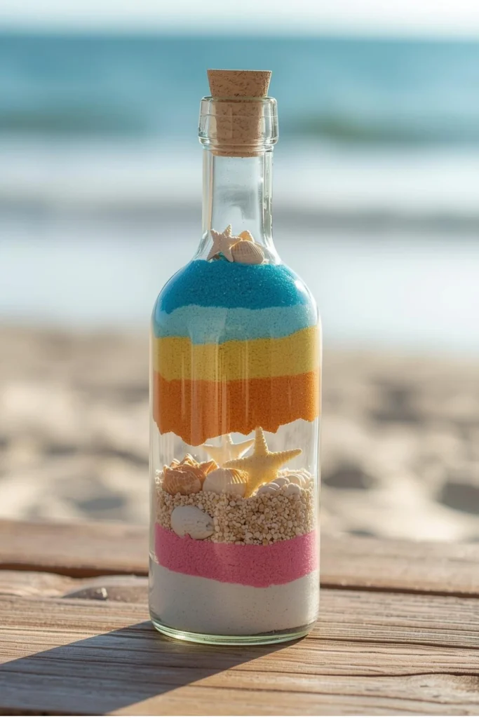 Sand Art Bottle Craft