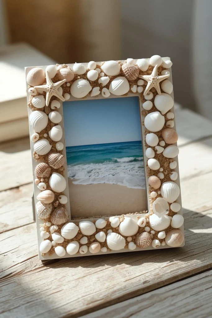 Seashell Photo Frame