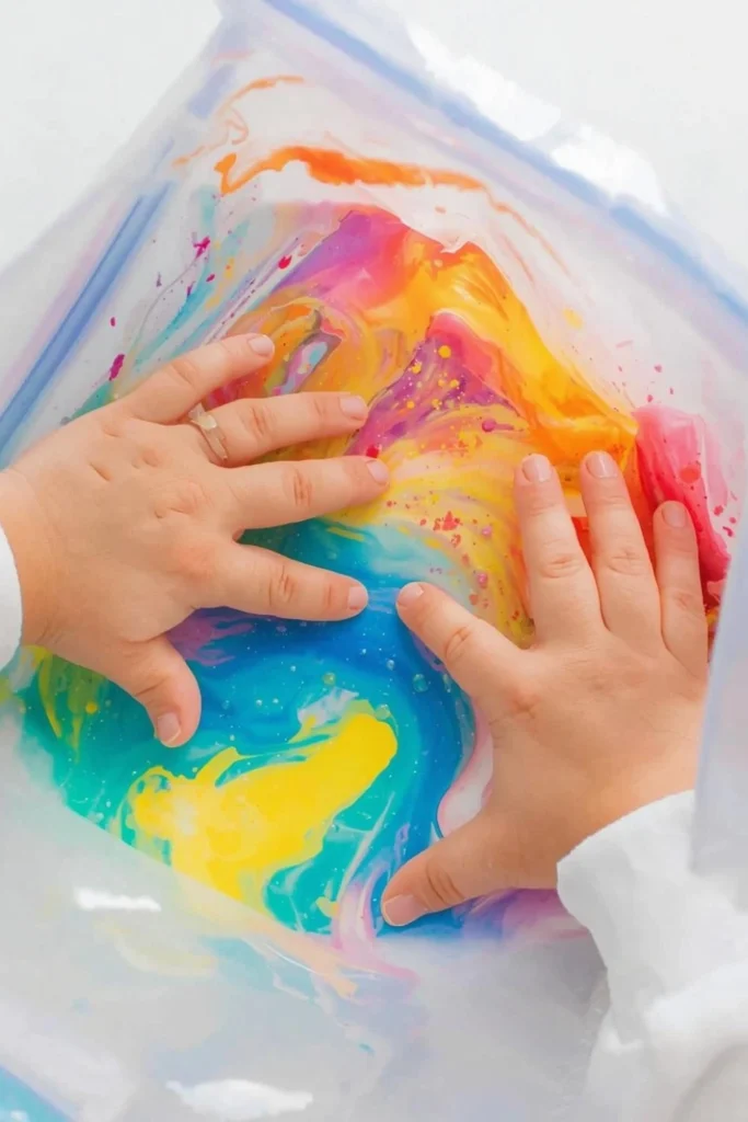Sensory Ziplock Paint Bag