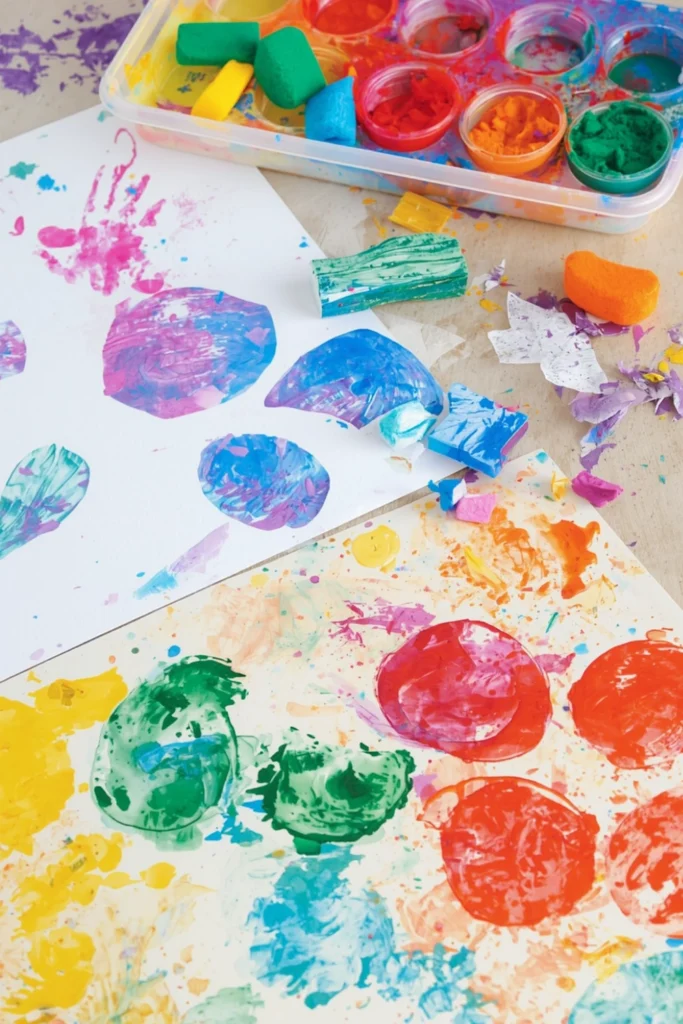 Sponge Painting Art1