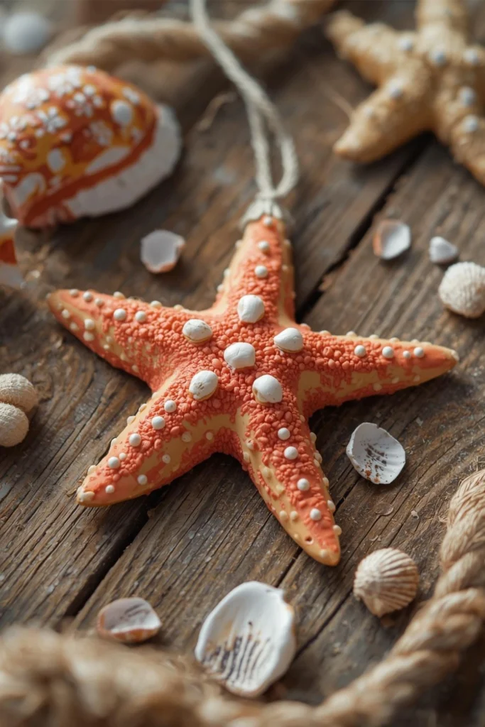 Starfish Clay Ornament