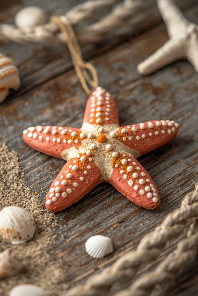 Starfish Clay Ornament1