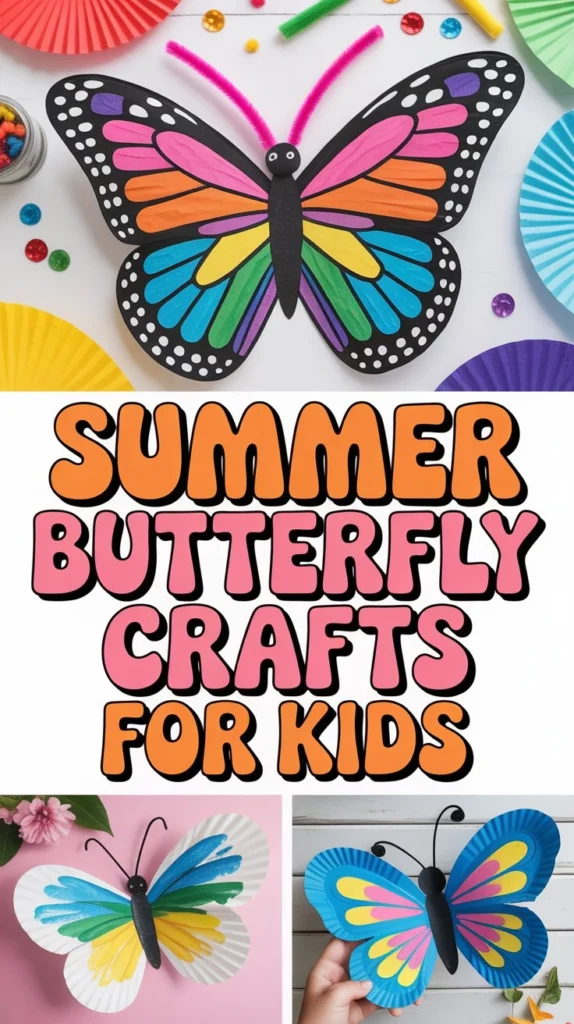 Summer Butterfly Crafts for Kids