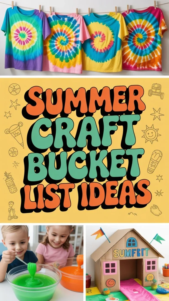 Summer Craft Bucket List Idea