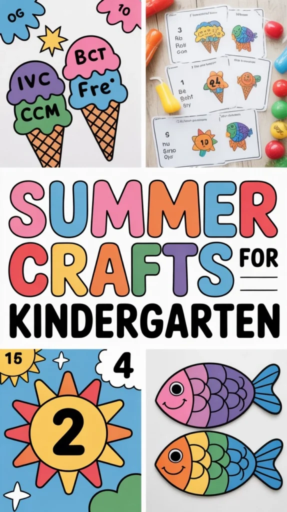Summer Crafts for Kindergarten