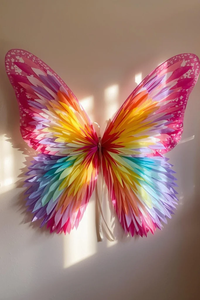 Tissue Paper Butterfly Wings