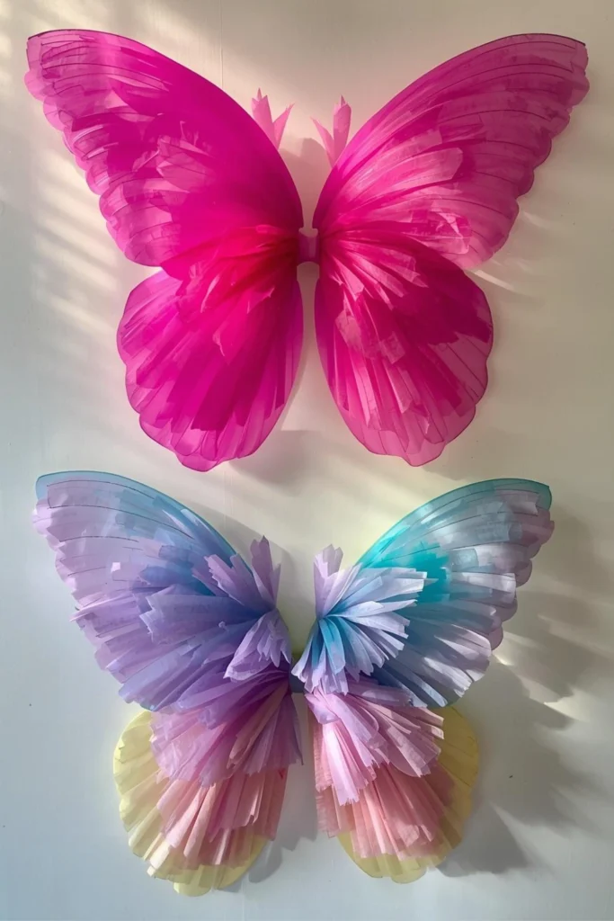 Tissue Paper Butterfly Wings1
