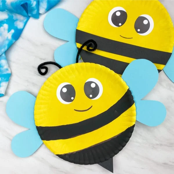 20 Easy Bee Crafts for Kids That Are Fun to Make 2 1 Bumblebee Paper Plates