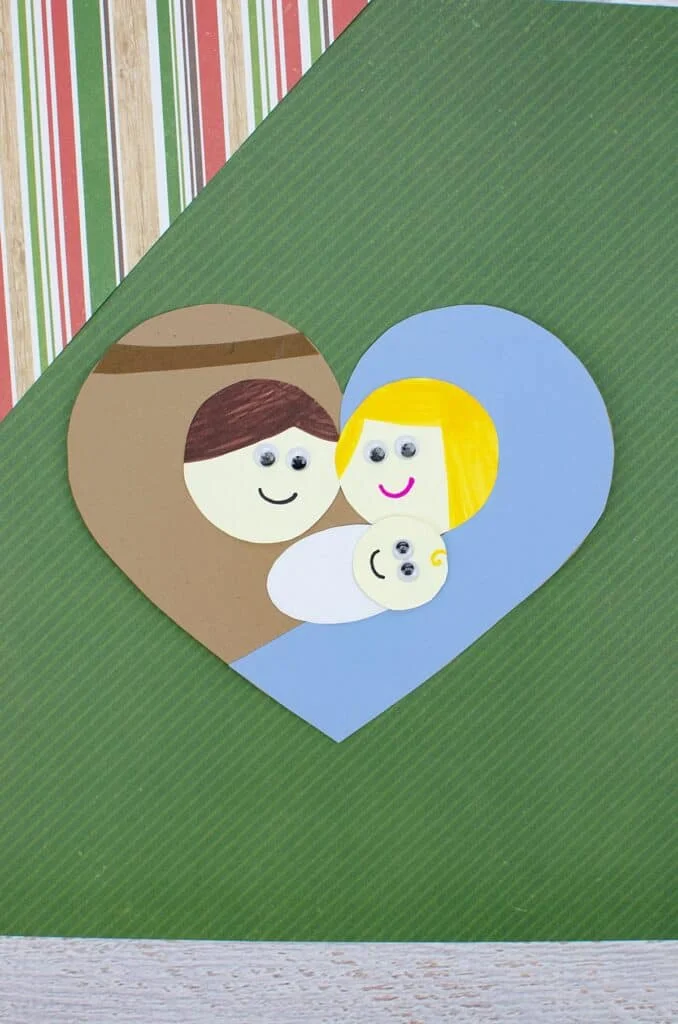 13 Easy Christian Crafts for Kids 2 1. Nativity Craft