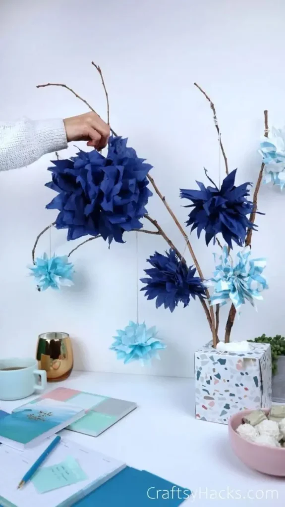 15 Exciting Teacher Crafts 11 10 Tissue Paper Pom Poms