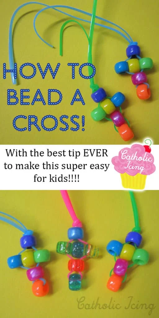 13 Easy Christian Crafts for Kids 12 11. Beaded Cross