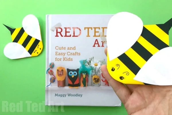20 Easy Bee Crafts for Kids That Are Fun to Make 14 13 Bee Corner Bookmark