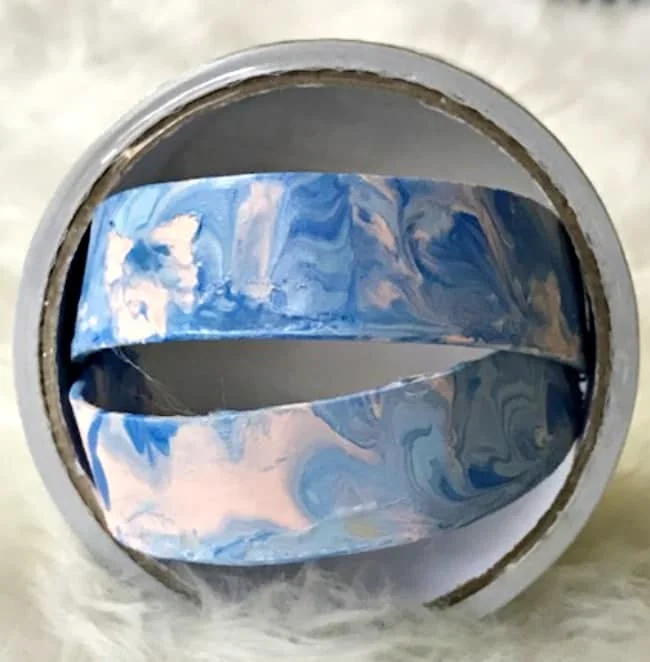 20 Popsicle Stick Crafts Kids Will Love 14 13 Paint Poured Bracelet Close Up Our Crafty Mom