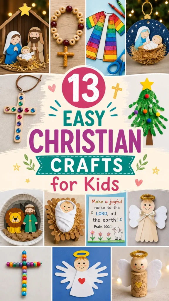 13 Easy Christian Crafts for Kids 1 13 easy Christian crafts for kids