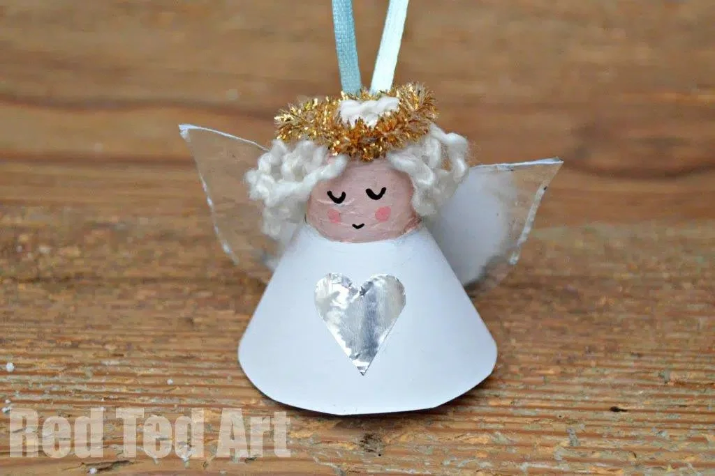 13 Easy Christian Crafts for Kids 14 13. Cork Angel