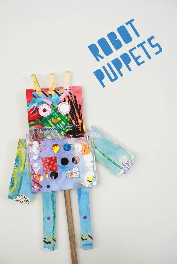 15 Classroom Crafts 15 14 Robot Puppets