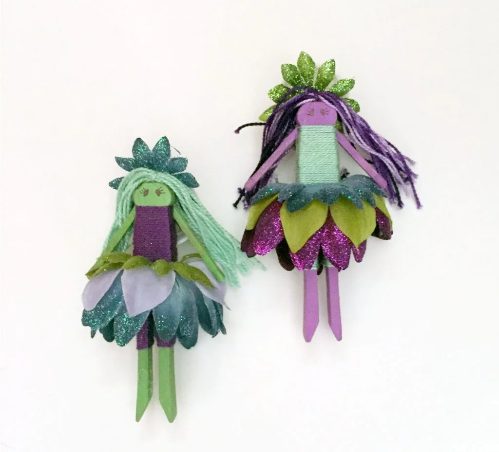 20 Dollar Store Crafts for Kids 18 17 flower fairy clothespin dolls