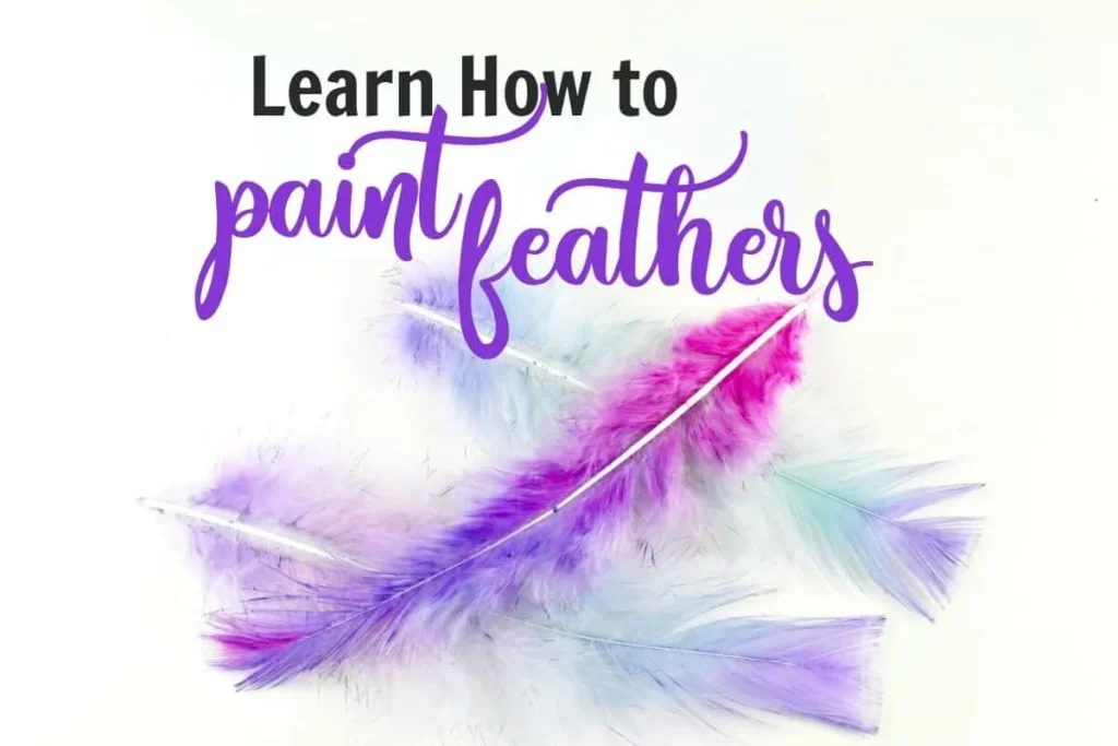 22 Fantastic Feather Crafts 18 17. Watercolor Dyed Feathers 1